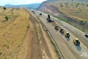 Şükürbəyli-Cəbrayıl-Hadrut yolunda işlər yekunlaşdırılır - VİDEO