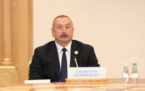 İlham Əliyev Bişkekdə rəsmi qəbulda iştirak edib
