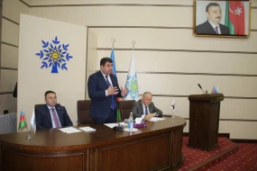 “Tarix yazan Lider” mövzusunda gənclərlə görüş keçirildi - FOTOLAR