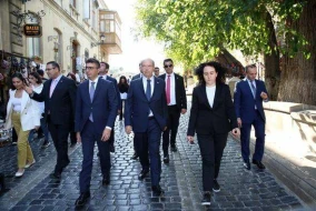 Ersin Tatar İçərişəhərlə tanış oldu - FOTOLAR