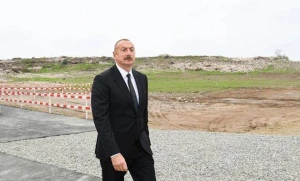 Prezident İlham Əliyev Tərtər rayonuna səfər edib
