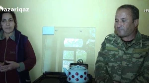 Daha bir qazinin evi qazlaşdırıldı - VİDEO