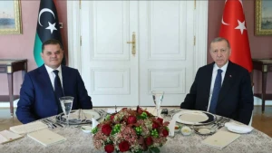 Ərdoğan Liviyanın baş naziri Dibeybeni qəbul etdi - FOTO