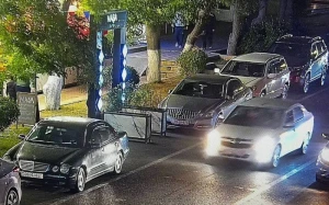 Bakıda yolu zəbt edən restoran sahibi cəzalandırıldı