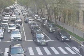 Bakıda bu yollarda tıxac var - SİYAHI