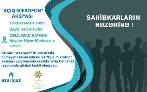 Sahibkarlarla növbəti görüş Cəlilabadda keçiriləcək