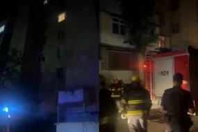 Azərbaycanlı jurnalistin EVİ YANDI - VİDEO