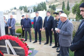 44 günlük Vətən müharibəsi şəhidi Elvin Salahovun əziz xatirəsi yad olundu - FOTOLAR