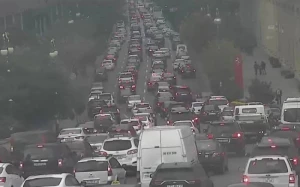 Bakıda bu yollarda tıxac var - SİYAHI