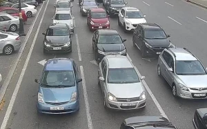 Bakıda bu yollarda tıxac var - SİYAHI