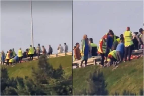 Bakıda təmizlik işçisini avtomobil vurub öldürdü - VİDEO