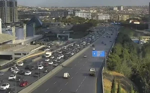 Bakıda bu yollarda tıxac var - SİYAHI