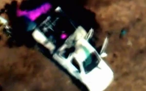 Ermənistana məxsus PUA-nın səyyar yerüstü idarəetmə stansiyasının məhv edilmə anı - VİDEO