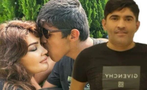 Nazpəri uzun müddət sonra nəvəsini gördü - FOTO