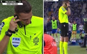 Baş hakim telefonla danışdı, penaltini ləğv etdi