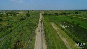 Zərdabda 4 yaşayış məntəqəsini birləşdirən yolun tikintisi davam edir - FOTO/VİDEO
