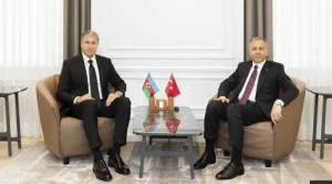 Vilayət Eyvazov Türkiyə DİN başçısı ilə görüşdü - FOTO/VİDEO