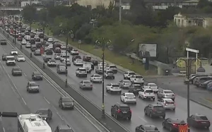 Bakıda bu yollarda tıxac var - SİYAHI