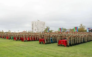 Hərbi təhsil müəssisələrində andiçmə mərasimləri keçirildi