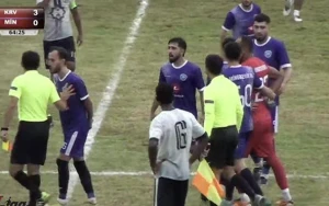 Azərbaycan futbolunda dava düşdü - VİDEO