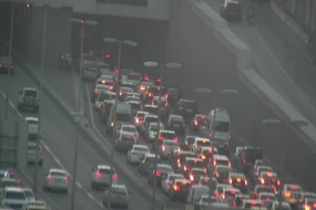 \"Xutor\"dakı qəza tıxaca səbəb oldu