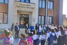 Şəhid anası Talış kəndinə direktor təyin olundu - FOTO