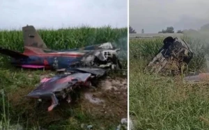 İtaliyada təyyarə təlim uçuşu zamanı qəzaya uğradı