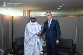 Ceyhun Bayramov İƏT-n Baş katibi Hissein Brahim Taha ilə görüşüb - FOTO