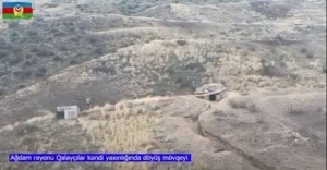 Ermənilər silah-sursatı ataraq qaçıblar - VİDEO