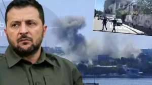 Rusiya donanmasının əsas qərargahı raketlərlə vuruldu: Moskvaya böyük şok