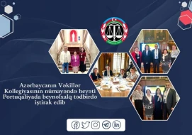 Azərbaycanın Vəkillər Kollegiyasının nümayəndə heyəti Portuqaliyada beynəlxalq tədbirdə iştirak etdi - FOTOLAR