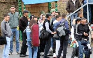 Qarabağın erməniəsilli sakinləri Ermənistana gedirlər