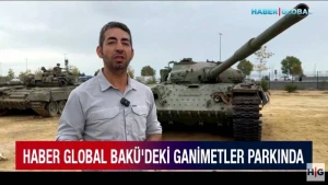 \"Haber Global\" Bakıdakı Hərbi Qənimətlər Parkından reportaj yayımladı - VİDEO