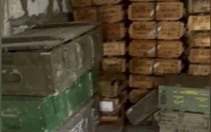 Qarabağdakı mülki tikililərdə silah-sursat anbarları aşkarlandı - VİDEO