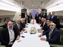 Ərdoğandan təyyarədə \"Zəngəzur dəhlizi nə vaxt açılacaq?\" sualına CAVAB