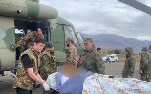 Qarabağdan Ermənistana 237 yaralı erməni aparılıb