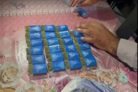 Kür qırağında çətənə kolu yetişdirən şəxs saxlanılıb - FOTO