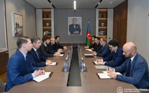 Ceyhun Bayramov Putinin müşaviri ilə GÖRÜŞDÜ - FOTO