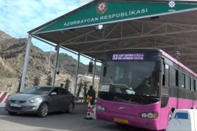 “Laçın” sərhəd-buraxılış məntəqəsindən son görüntülər - VİDEO