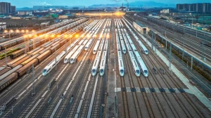 Çin dəmir yolu ilə gündəlik sərnişindaşımada milli rekordu qırdı