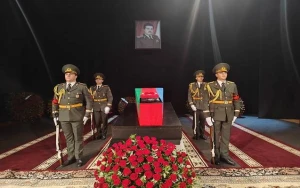 Riad Əhmədovla vida mərasimi keçirilir - FOTOLAR