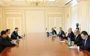 Prezident Rumıniyanın energetika nazirini qəbul etdi - FOTO