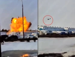 Tatarıstanda neft emalı zavoduna dron hücumunun ANBAAN VİDEOSU