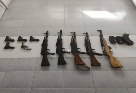 Qanunsuz saxlanılan silahlar təhvil götürüldü
