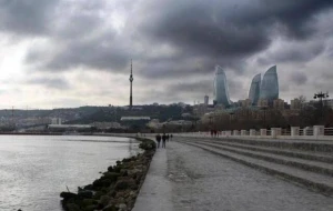 Bakıda küləyin sürəti 30 m/s-dək artıb - FAKTİKİ HAVA