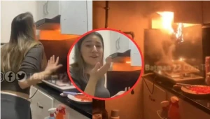 Canlı yayımda yemək bişirən fenomenin evi yandı  - FOTOLAR