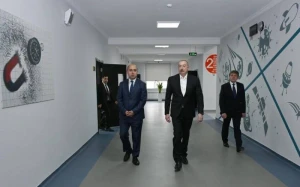 Prezident Qəbələdə açılışda iştirak etdi - YENİLƏNDİ (FOTOLAR)