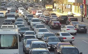 Bakının bu yollarında tıxac var - SİYAHI