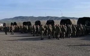 Rusiya tərəfi sülhməramlıların Qarabağı tərk etməsinin görüntülərini yaydı - VİDEO