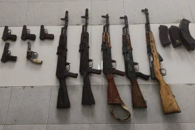 Ötən gün vətəndaşlardan pulemyot, tapança və qumbara götürüldü
